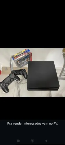 PS4 pra vender ou trocar em iPhone com volta minha !