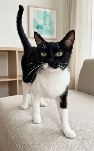 Gatinho lindo para adoção.
