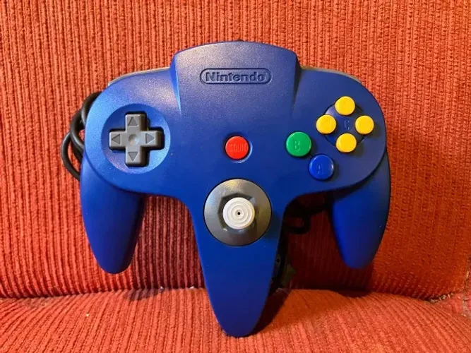 Controle Azul Nintendo 64 Original