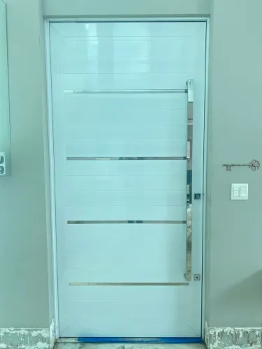 Puxador de Porta em Aço - 1,52 m - Interno e Externo