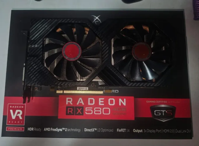 Placa de vídeo XFX RX 580 4GB