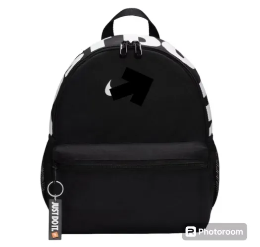 Mochila infantil, bolsa escolar, passeio, viagem, escola, preta