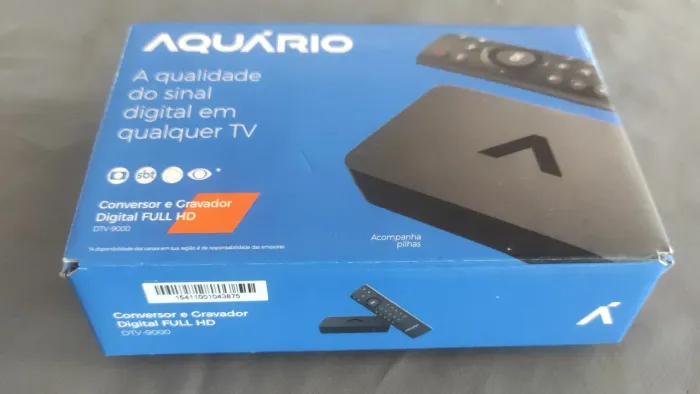 Vendo Conversor Gravador Aquários Novo na cx.