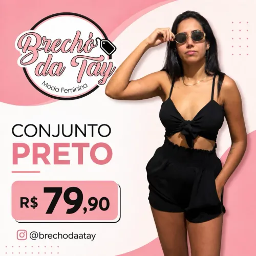 Conjunto preto básico