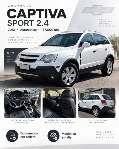 Chevrolet Captiva Sport FWD 2.4 16V 171/185cv 2012