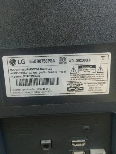 Tv Lg65pol tela quebrada