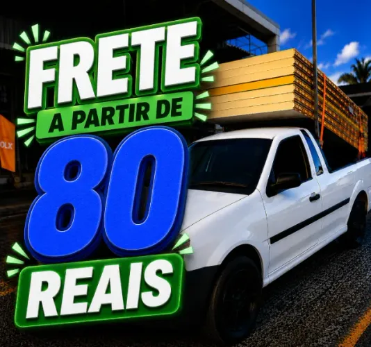 FRETE rápido a partir de 80
