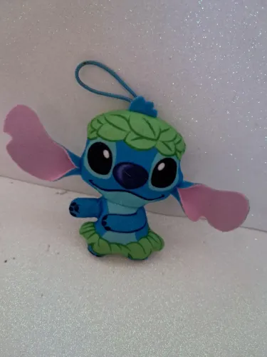 Pelúcia miniatura Stich Havaiano 