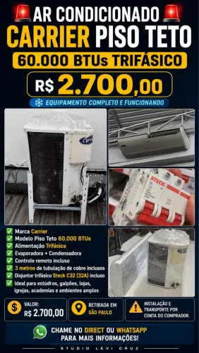 AR CONDICIONADO 60.000 BTUS