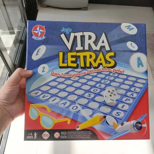 Jogo Vira Letras Estrela. Novo.