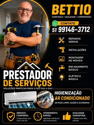 Prestador de serviços / limpeza de Refrigeradores