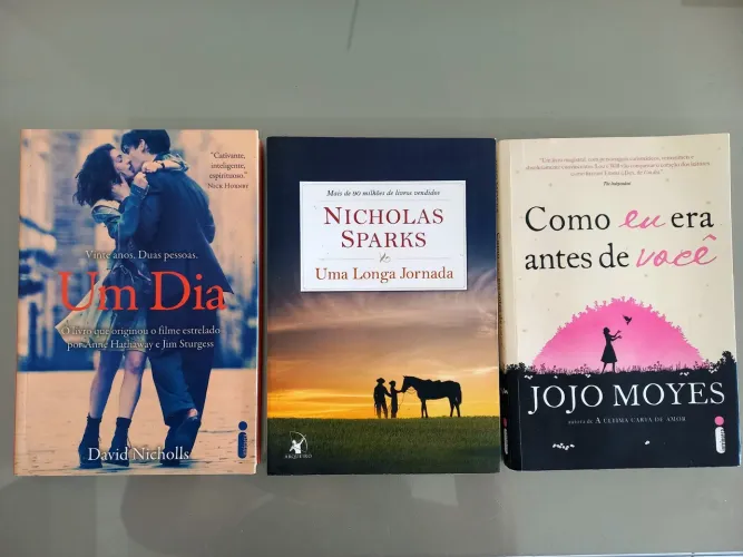Combo de Romances - Jojo Moyes, Nicholas Sparks e David Nicholls