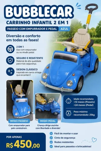 Carrinho 2 em 1