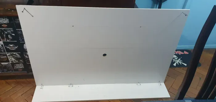 Painel de TV 1,30m X 0,85m Branco. Lindo. Perfeito.