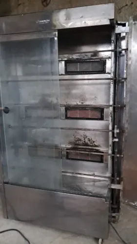 Frangueira pra 30 frangos a gás