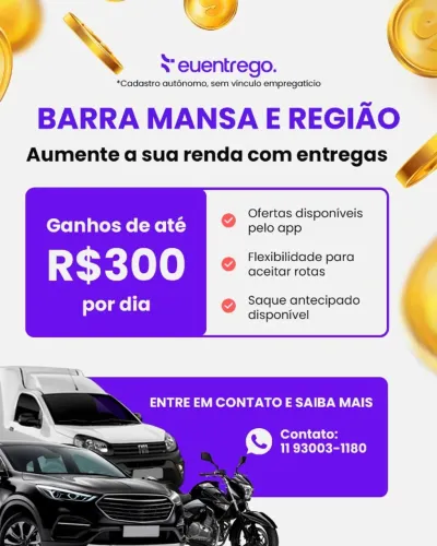 Faça entregas em Barra Mansa e região