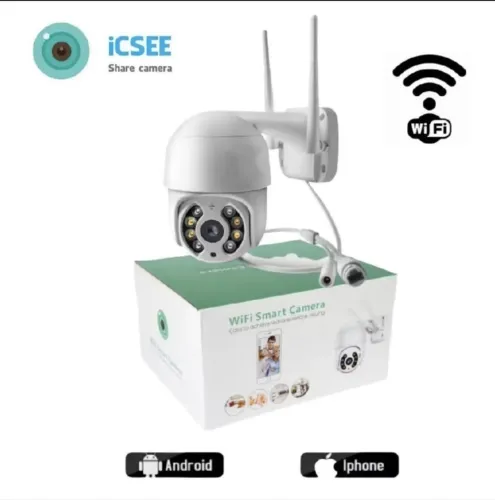CAMERA DE SEGURANÇA SMART WIFI FULL HD - A8 1080P Prova D'água APP ICESS