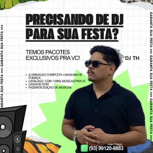 DJ + SOM + ILUMINAÇAO / PROFISSIONAL