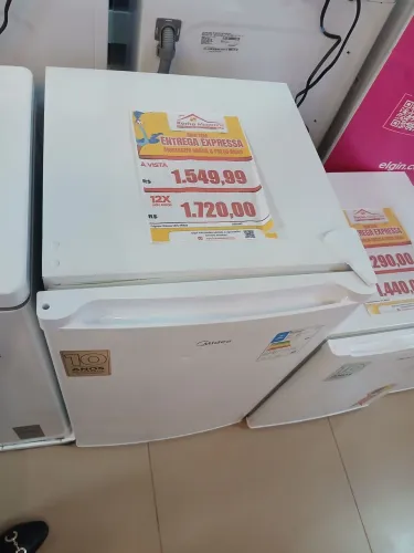 FRIGOBAR BRANCO 124L MIDEA 