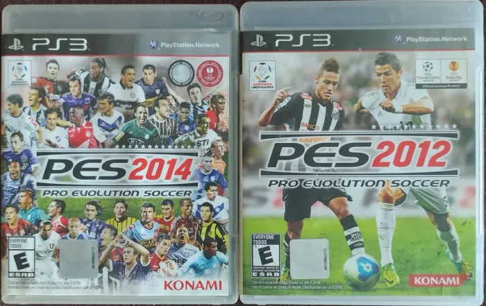 PES 2012 e PES 2014