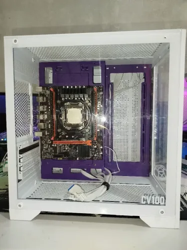 KIT XEON 2680 V4 + GABINETE GAMER BRANCO