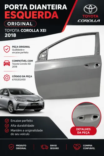 Porta Dianteira Esquerda Corolla Xei 2018