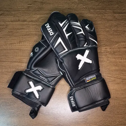 LUVA DE GOLEIRO DIFAI WALL X, Preta 8, Nova