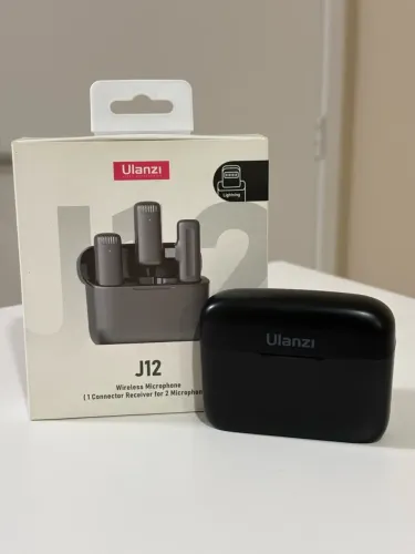 Microfone de Lapela - Ulanzi J12 Lightning