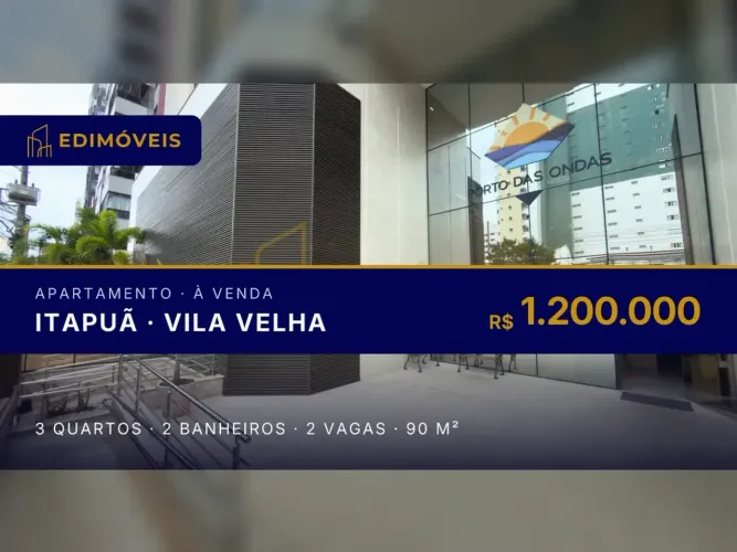 Apartamento 3 quartos na Itapuã, varanda gourmet e piscina no condomínio
