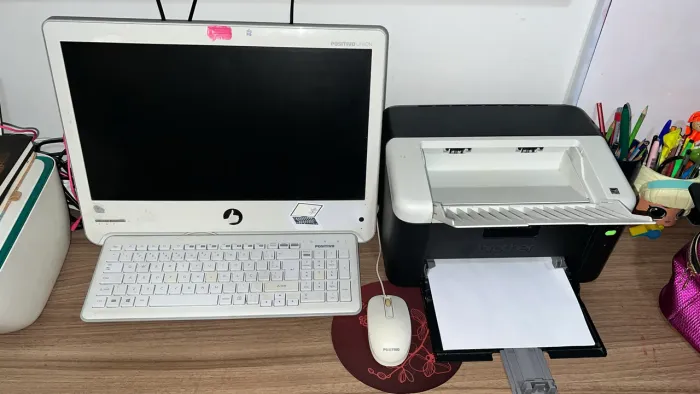 Computador e impressora