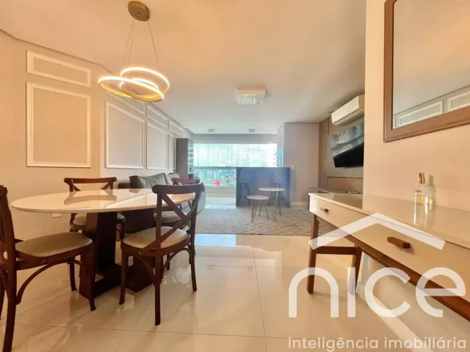 Apartamento mobiliado para locação, 3 suítes, 2 vagas de garagem, Bairro Fazenda, Itajaí-S