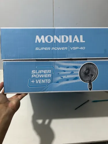 Ventilador mondial 6 pás super power +vento , novo lacrado !