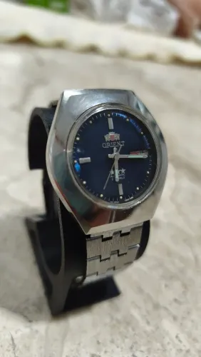 Relógio Orient Automático Azul Metálico