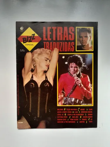 Revista Bizz (Letras traduzidas) Madonna, Michael Jackson