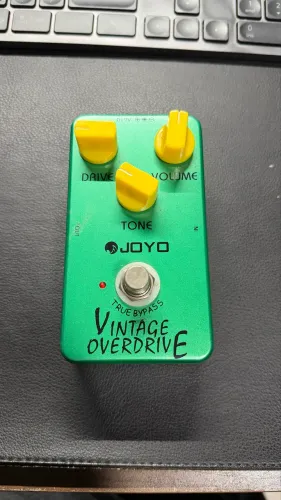 Pedal de Overdrive Joyo Vintage JF-01 para Guitarra Elétrica Verde
