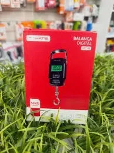 Balança Digital para Mala Viagem Portátil Até 50kg Tomate STC-02