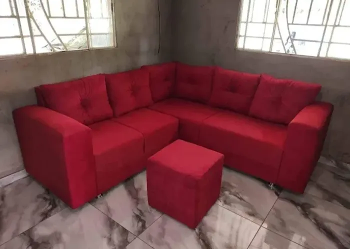 Sofa L com 6 lugares e frete grátis