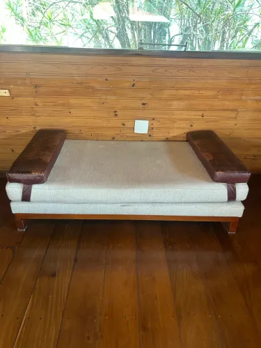 Chaise longe 100% algodão madeira maciça 