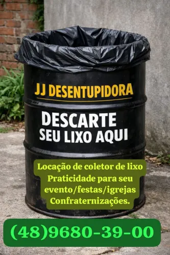 Locação de Lixeira ! Coletor de Lixos para Festas Eventos!