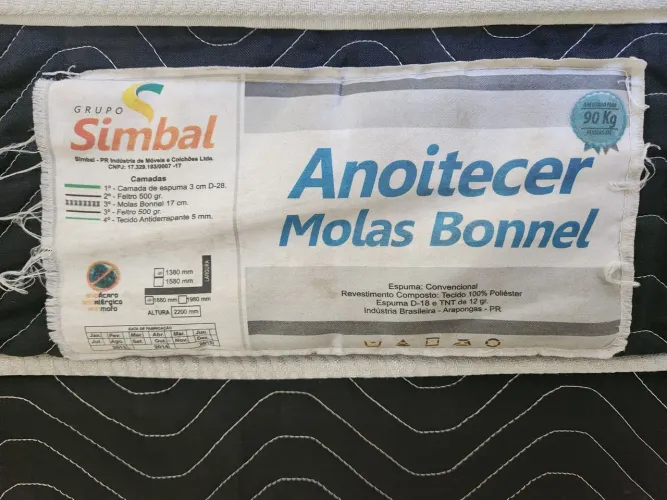 Colchão de molas Casal usado