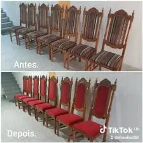Reformamos.,sofá, poltronas , jogos de cadeiras 