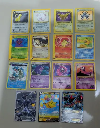 Cards pokemon vintage 