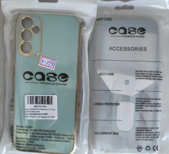 Lote 007 Capa Ultrafina para Samsung com Suporte para Astronauta Azul Claro Samsung A14 4G