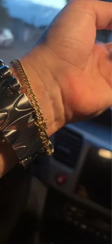 Pulseira ouro 18k 7,4 gramas maciça