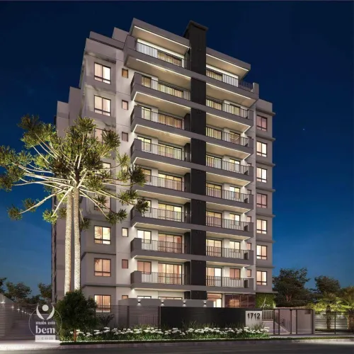 Apartamento novinho, 2 quartos (1 suíte) por R$ 789.000,000 - Juvevê - Curitiba/PR