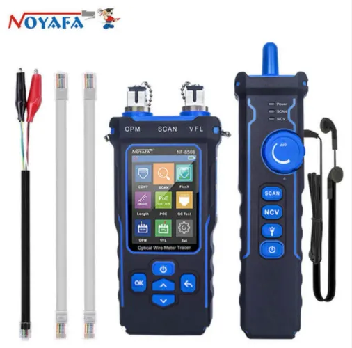 Testador de Rede e Fibra Óptica Noyafa NF-8508 Completo