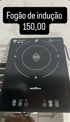 Fogão de indução uma boca