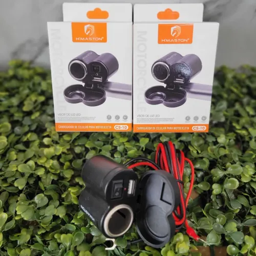 Carregador USB para moto
