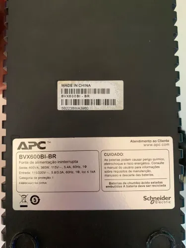 Nobreak APC 600VA