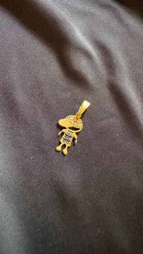 Pingente menino ouro 18k 750